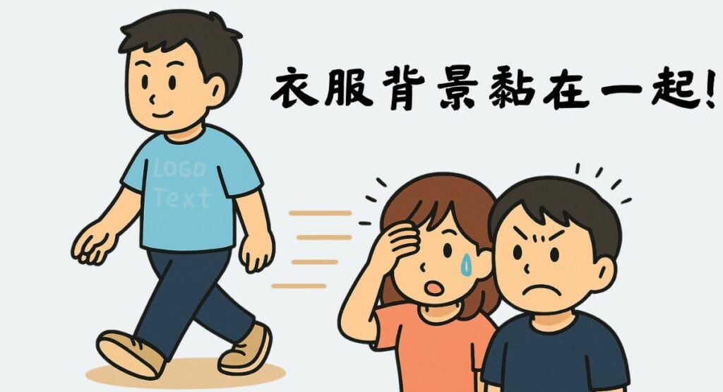 團體服設計沒注意到色階問題!