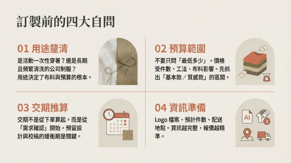 團體服訂製前先搞懂的 4 件事